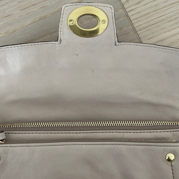 Coach leather wristlet in nude - Picture 5 of 5